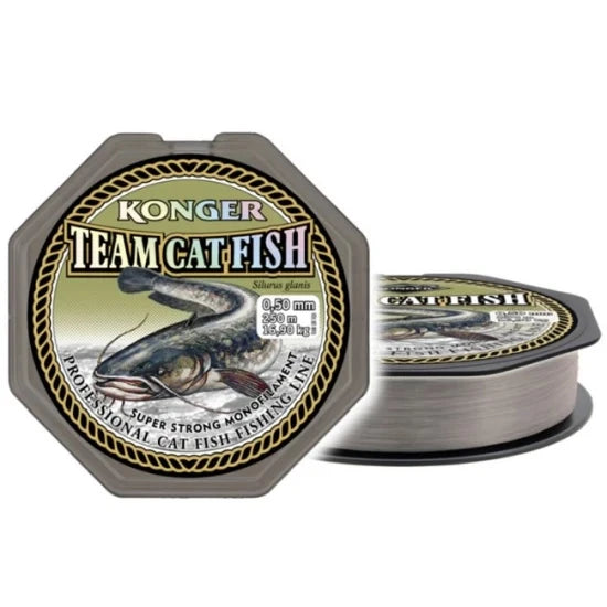 Fir Monofilament Konger Team Catfish Grey 0.50mm, 16.9kg, 250m