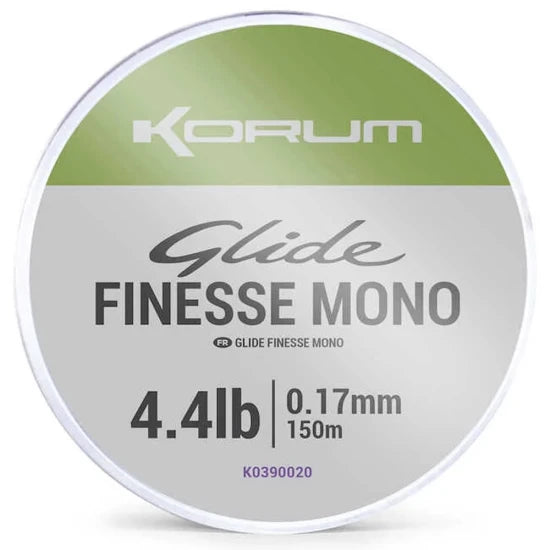 Fir Monofilament Korum Glide Finesse Mono 150m, 0.17mm, 4.4lb
