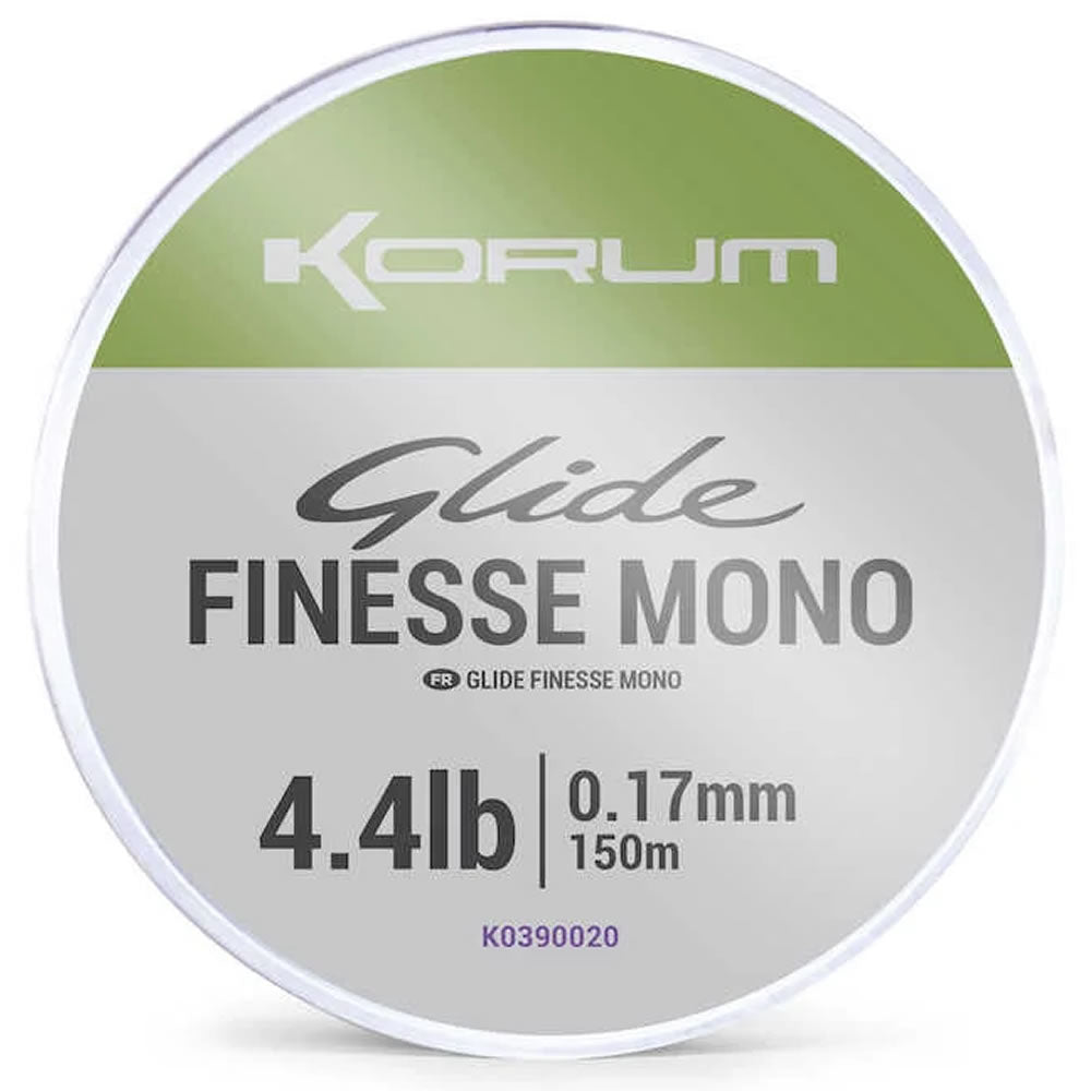 Fir Monofilament Korum Glide Finesse Mono 150m, 0.17mm, 4.4lb