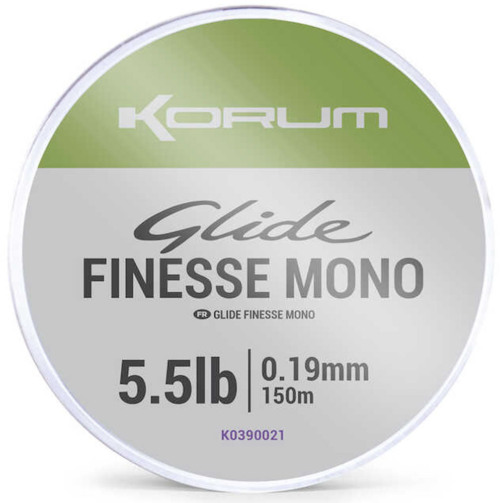Fir Monofilament Korum Glide Finesse Mono 150m, 0.19mm, 5.5lb