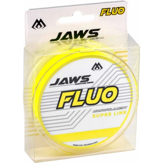 Fir Monofilament Mikado Jaws Fluo, Galben, 0.20mm, 4.45kg, 150m