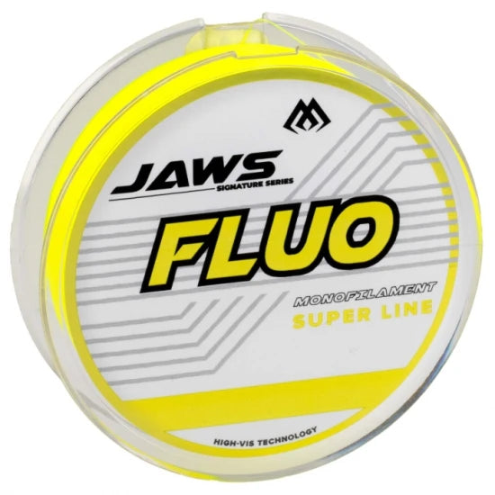 Fir Monofilament Mikado Jaws Fluo, Galben, 0.22mm, 4.95kg, 150m