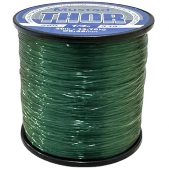 Fir Monofilament Mustad Thor, Green, 0.37mm, 9.00kg, 928m