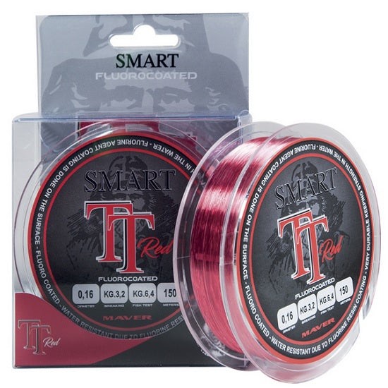 Fir Monofilament Maver Smart TT Red Fluorine 150m 0.16mm 3.2kg