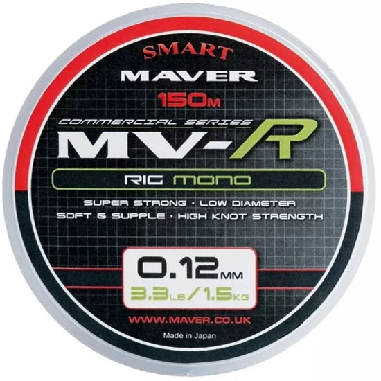 Fir Monofilament Maver Uk Fir Mv-r Rig Mono 150m 0.16mm 2.5kg