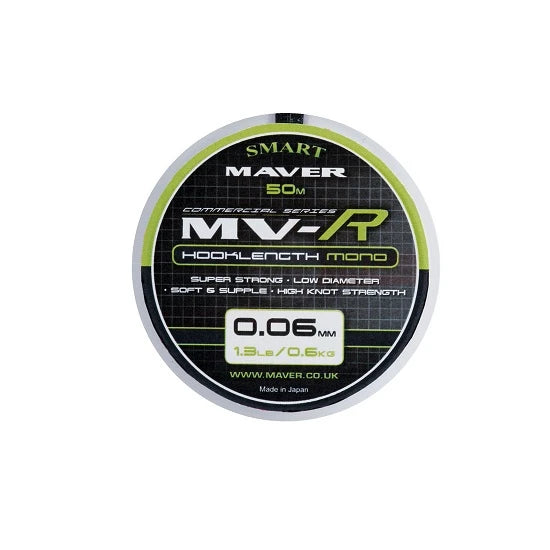 Fir Monofilament Maver Uk Mv-r Hookleght Mono 50m 0.07mm 0.6kg