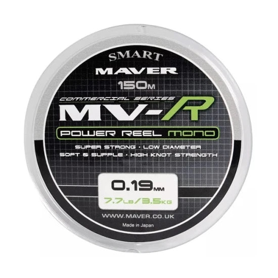 Fir Monofilament Maver Uk Mv-r Power Reel Mono 150m 0.21mm 4.2kg