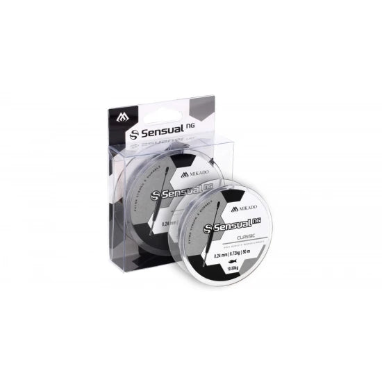 Fir Monofilament Mikado Sensual N.g. Classic Transparent 50m 0.20mm
