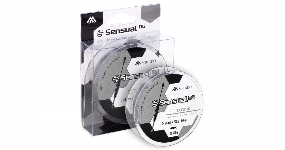 Fir Monofilament Mikado Sensual N.G. Classic Transparent 50m 0.20mm