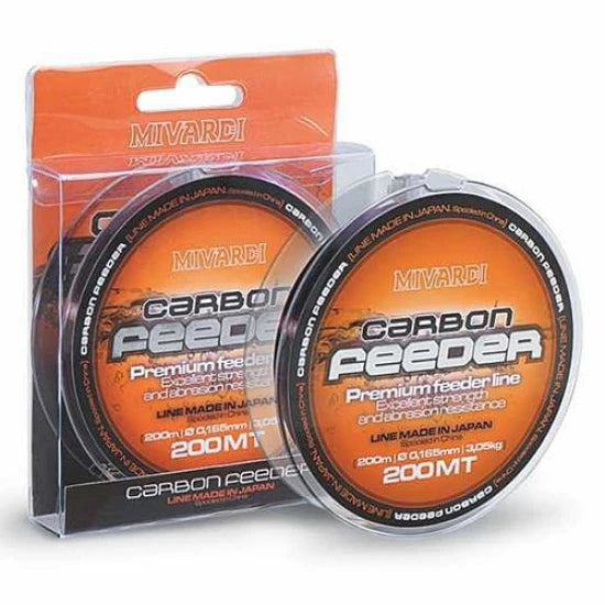 Fir Monofilament Mivardi Carbon Feeder 0,205mm 200m/4,80kg - Miv-lcf2020