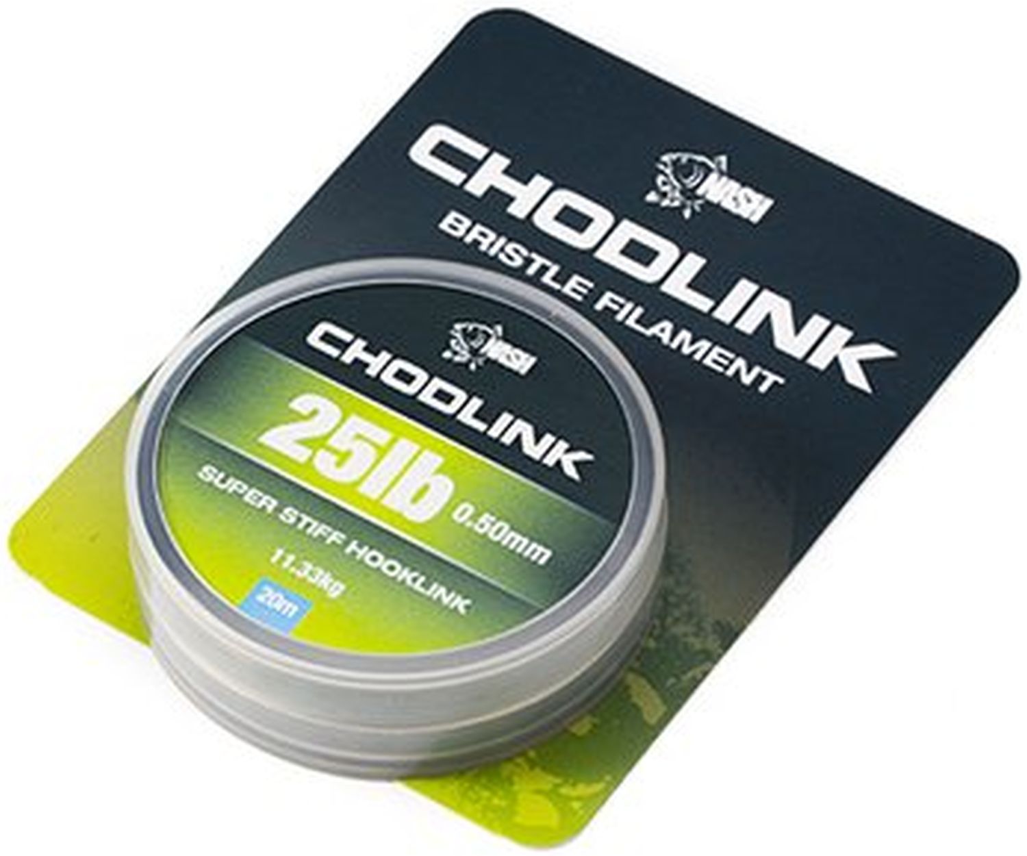 Fir Monofilament NASH Chod-Link, 0.50mm, 25lbs, 11.33kg, 20m
