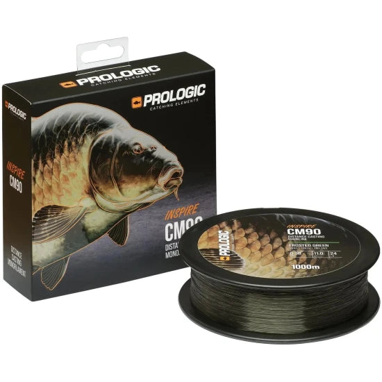 Fir Monofilament Prologic Inside Cm90 Distance Casting Mainline, Frost Green, 12kg, 0.40mm, 1000m