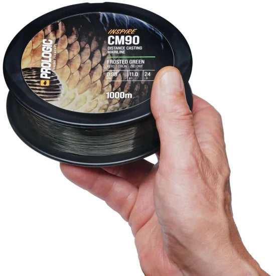 Fir Monofilament Prologic Inside Cm90 Distance Casting Mainline, Frost Green, 7.6kg, 0.30mm, 1000m