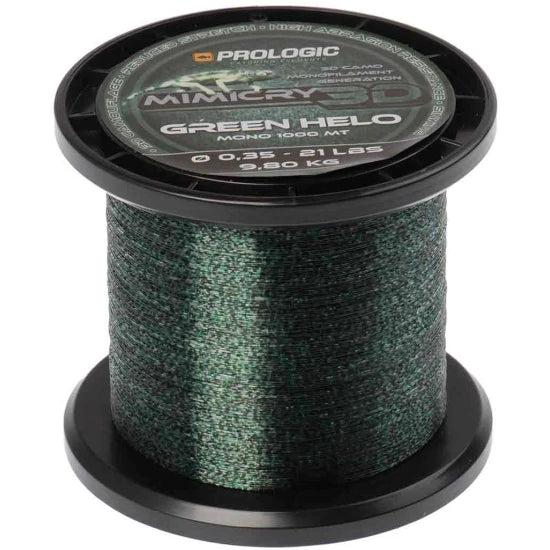 Fir Monofilament Prologic Mimicry Green Helo, 9.80kg, 0.35mm, 1000m