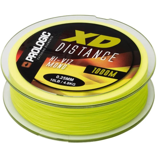 Fir Monofilament Prologic Xd Distance Mono Hi-viz Yellow, 5.60kg, 0.28m, 1000m