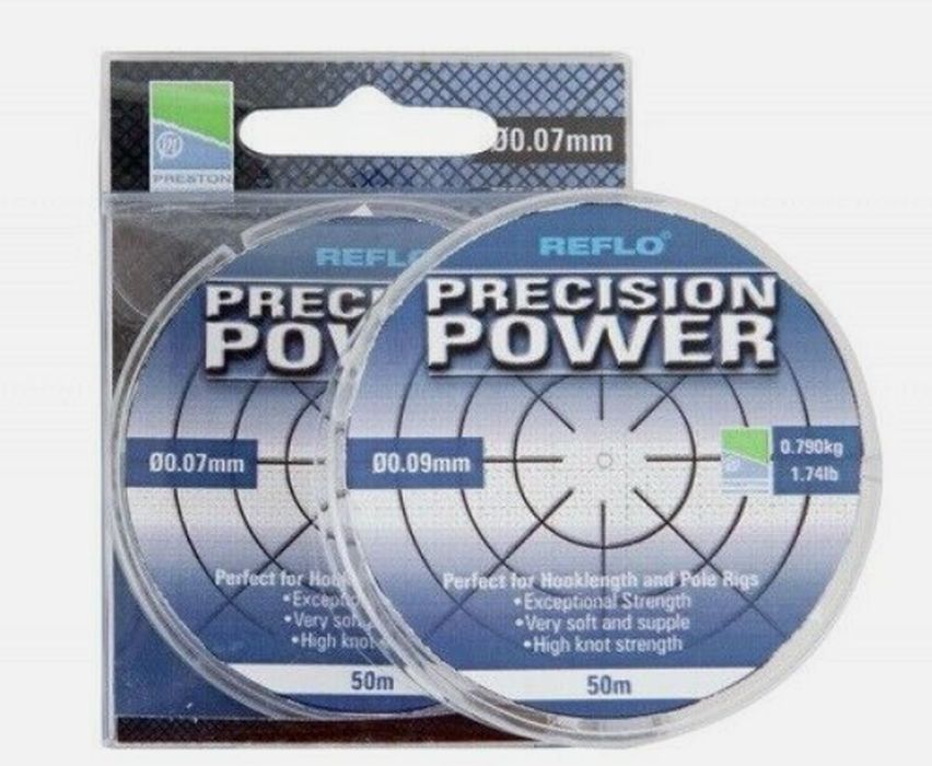 Fir Monofilament Preston Reflo Precision Power, 0.79kg ,0.07mm, 50m
