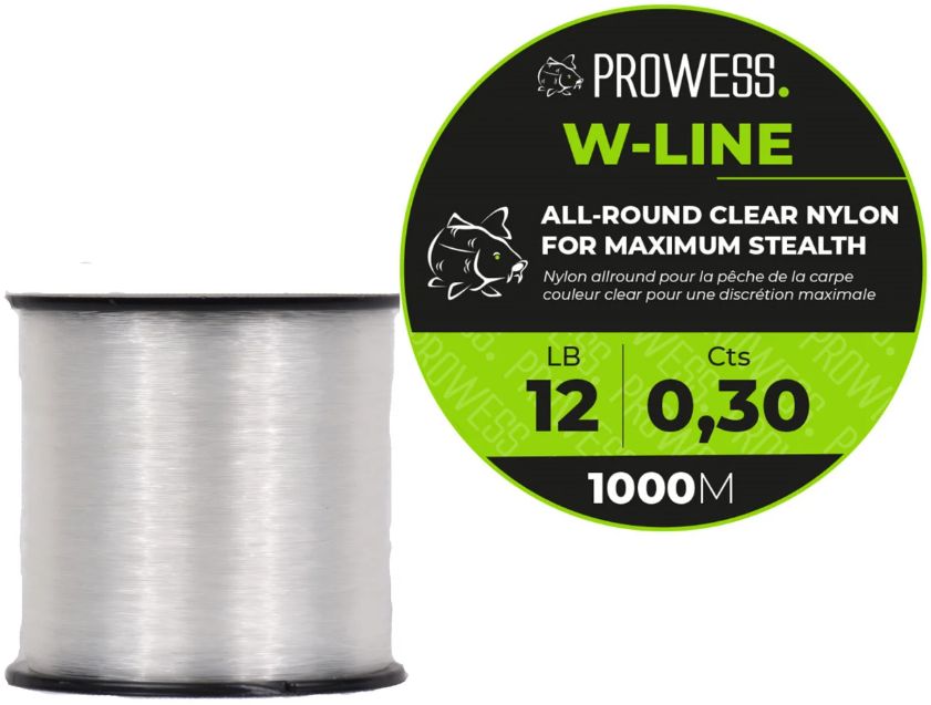 Fir Monofilament Prowess W-Line Clear, 15lbs, 0.35mm, 1000m