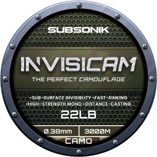 Fir Monofilament Sonik Invisicam, 3000m, 9.97kg, 0.38mm