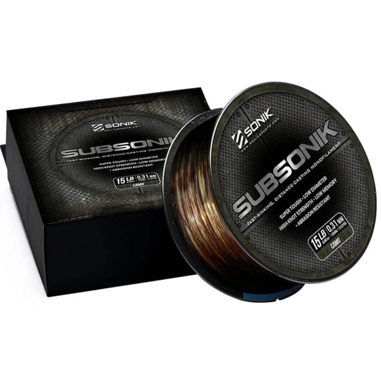 Fir Monofilament Sonik Subsonik Camou, 1200m, 5.44kg, 0.28mm