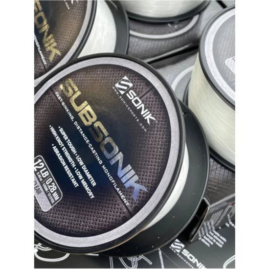 Fir Monofilament Sonik Subsonik Transparent, 1200m, 5.44kg, 0.28mm