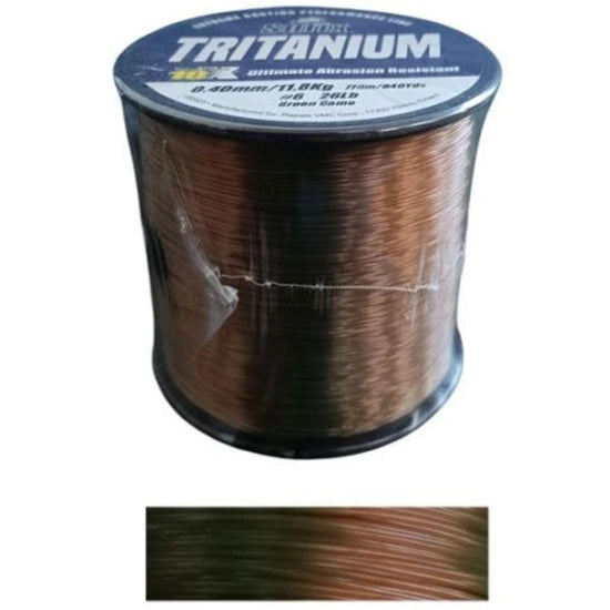 Fir Monofilament Sufix Tritanium, Camo Green, 9kg-20lbs, 0.37mm, 895m