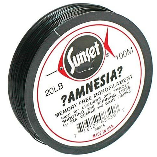 Fir Monofilament Sunset Amnesia Black, 30lb/13.6kg, 100m