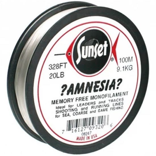 Fir Monofilament Sunset Amnesia Clear, 8lb/3.6kg, 100m