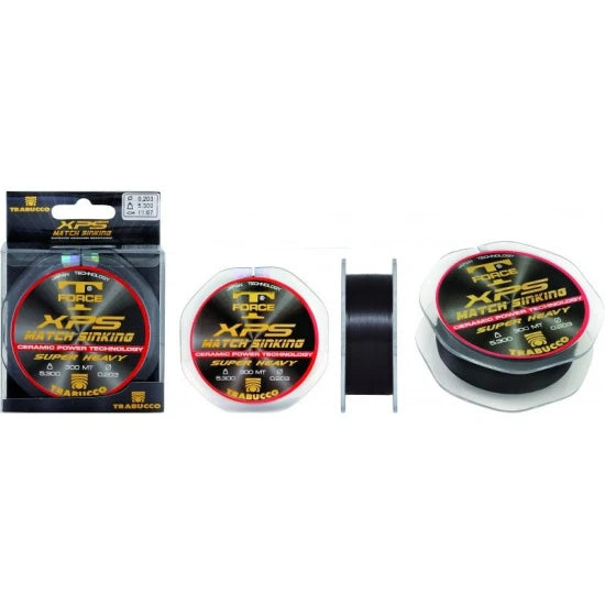 Fir Monofilament Trabucco T Force Xps Match Sinking, 7.95kg, 0.255mm, 1200m