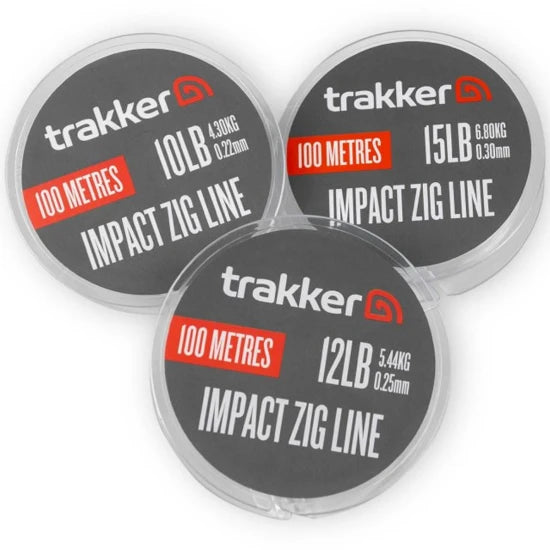 Fir Monofilament Trakker Impact Zig Line, 15lbs/6.80kg, 0.30mm, 100m