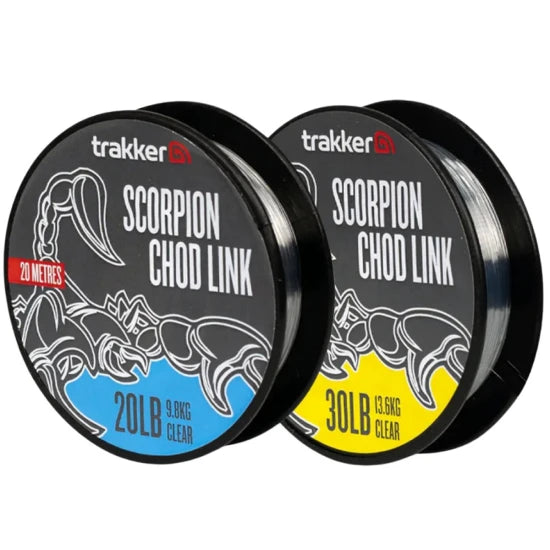 Fir Monofilament Trakker Scorpion Chod Link, 30lbs/13.60kg, 0.45mm, 20m