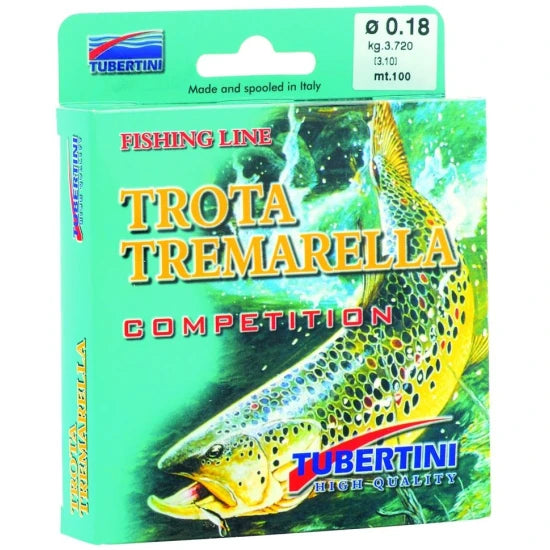 Fir Monofilament Tubertini Trota Tremarella Competition, 0.14mm, 2kg, 1000m