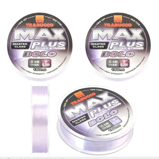 Fir Monofilament Trabucco Max Plus Bolo 0.20mm 4.0kg 150m