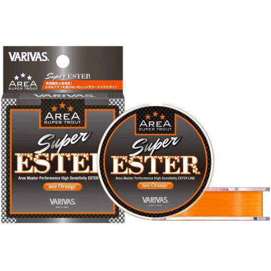 Fir Monofilament Varivas Super Trout Area Ester, Neo Orange, 0.104mm, 2.1lbs, 150m