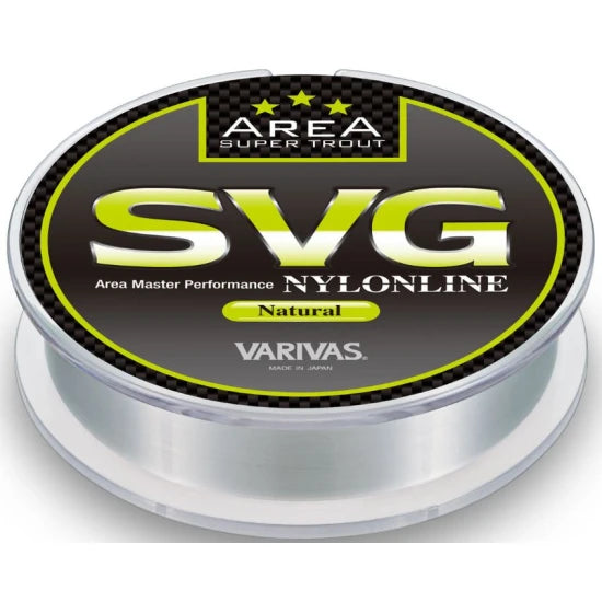 Fir Monofilament Varivas Super Trout Area Svg, Natural, 0.098mm, 2lbs, 150m