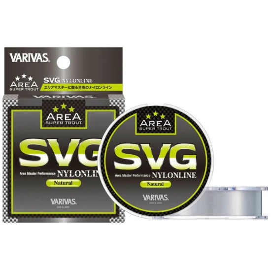 Fir Monofilament Varivas Super Trout Area Svg, Natural, 0.128mm, 3.5lbs, 150m