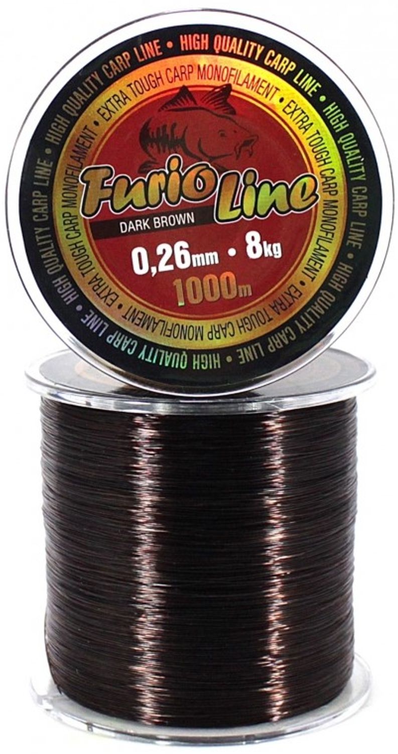 Fir Monofilament Zfish Furio, Brown, 11kg, 0.30mm, 1000m