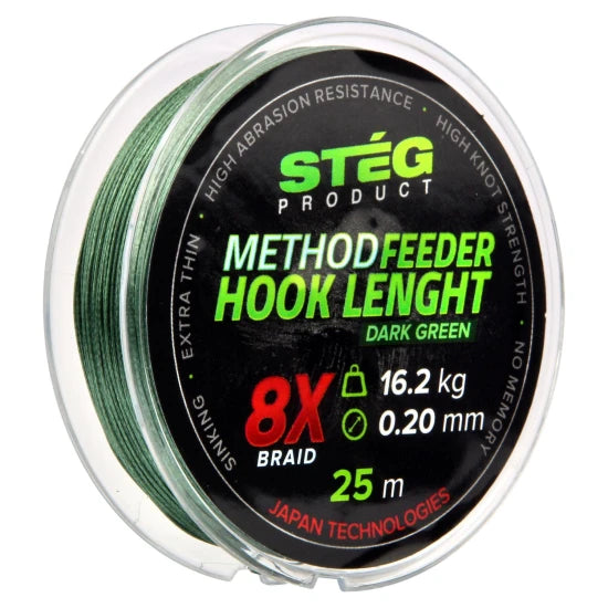Fir Multifilament Steg Method Feeder 25m 0.12mm 7.90kg