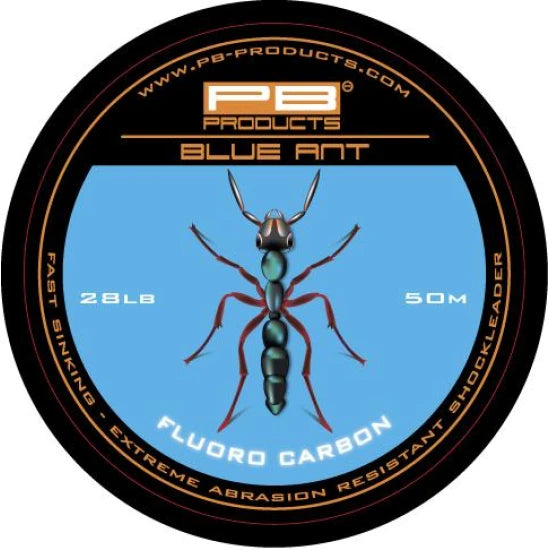 Fir Pb Products Shockleader Fluoro Carbon Blue Ant, 27lb, 50m