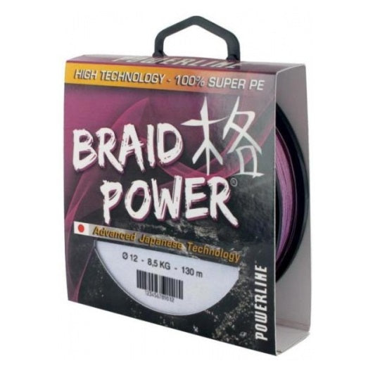 Fir Powerline Braid Power Galben Mov 0.16mm 110m