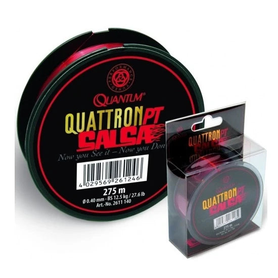 Fir Quantum Salsa Rosu Transparent 0.18mm, 275m