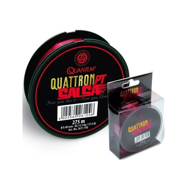 Fir Quantum Salsa Rosu Transparent 0.25mm, 275m