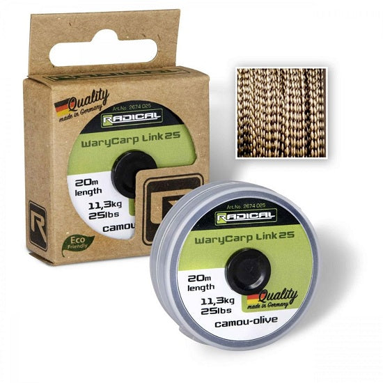 Fir Radical WaryCarp Link Camou Olive 0.25mm 20m 11.3kg