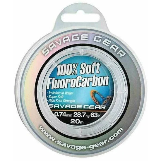 Fir Savage Gear Soft Fluoro Carbon Transparent, 0.81mm, 33kg-73lbs, 15m