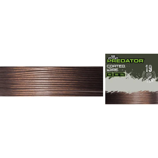Fir Struna Fox Rage 19-s Coated Steel Wire, 46lb/21kg, 10m