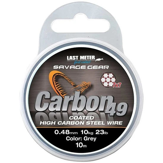 Fir Struna Savage 7x7 Carbon49, Grey, 0.70mm, 23kg, 10m