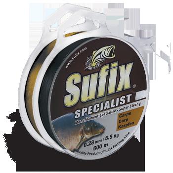 Fir Sufix Specialist Carp 500M 0.28Mm /5.5Kg/Brown