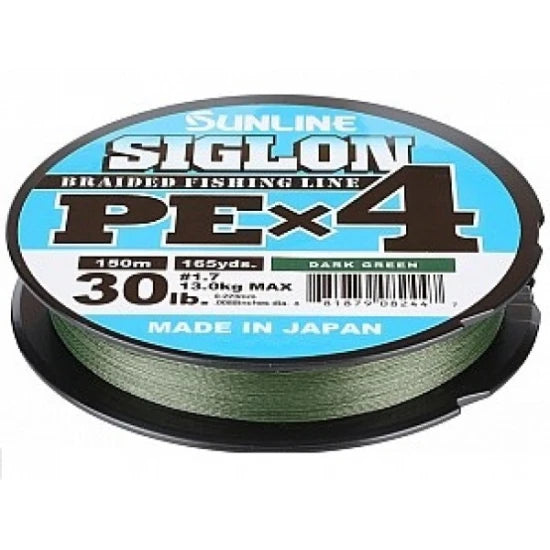 Fir Sunline Siglon Pe X4 Dark Green 6lb 0.108mm