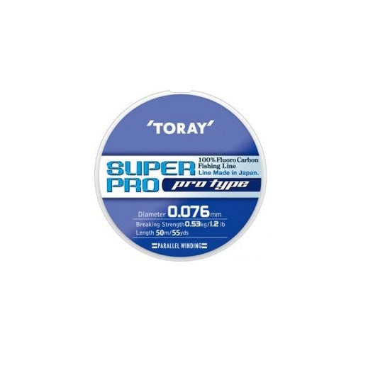 Fir TORAY SUPER PRO FLUOROCARBON 0.093 mm 50 m