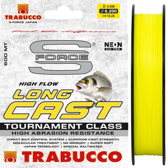Fir Trabucco S-force Long Cast Uv, 0.250mm, 8.44kg , 300m