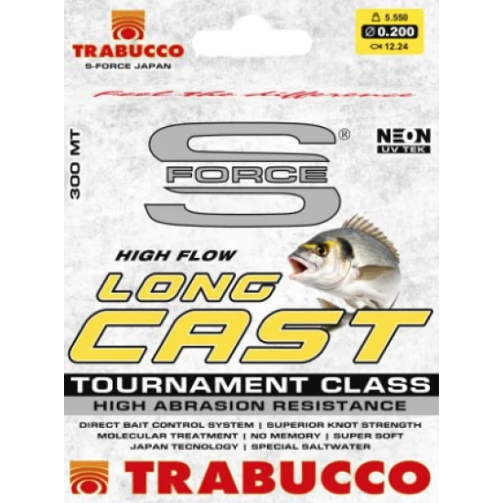 Fir Trabucco S-force Long Cast Uv, 0.40mm, 20.20kg, 600m